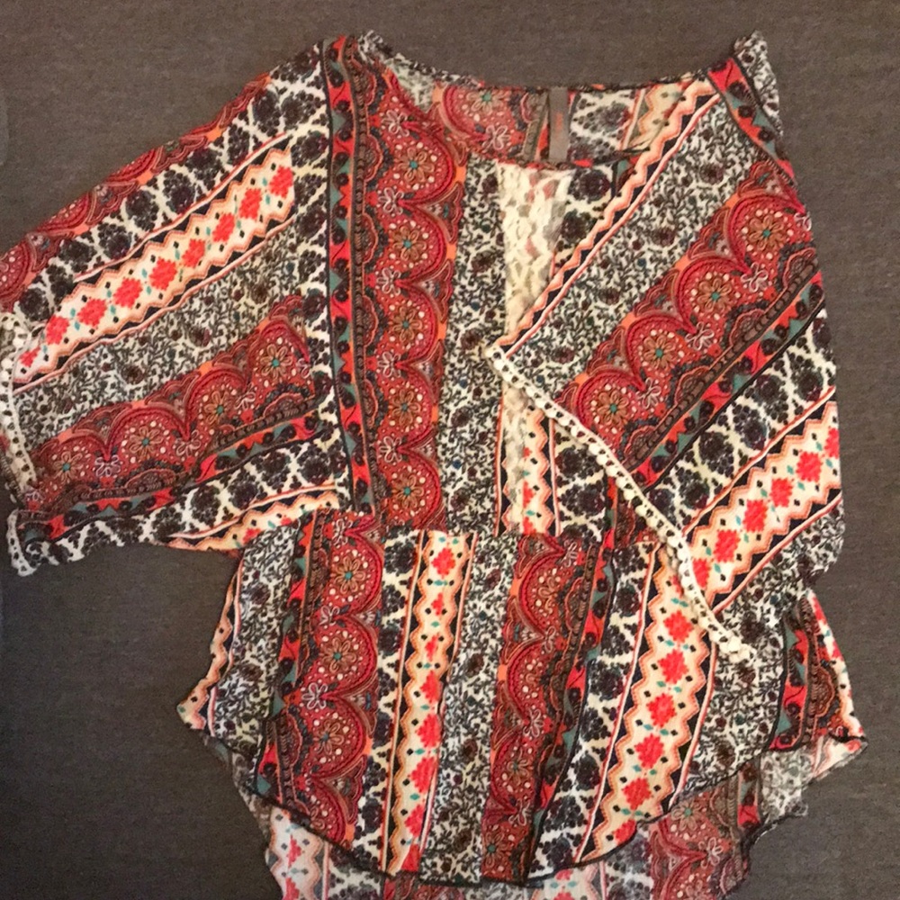 Patterned Flowy top